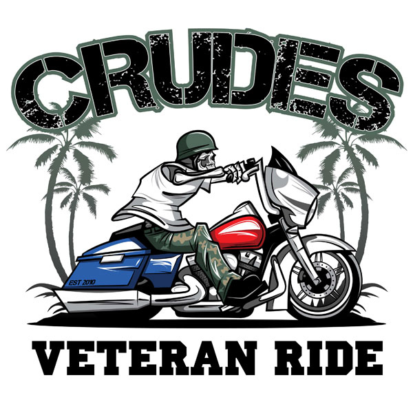 Crudes Veteran Ride logo